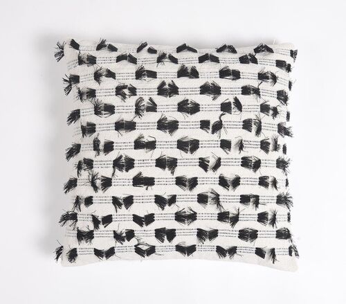 Woven Cotton Cushion cover, 18 x 18 inches