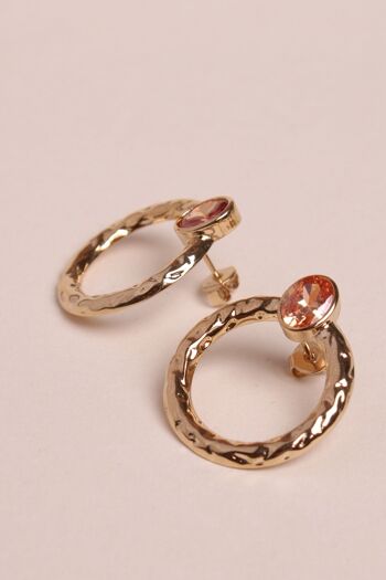 Boucles d'oreilles Alexis - Champagne 3