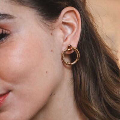 Boucles d'oreilles Alexis - Champagne