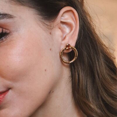 Alexis earrings - Champagne