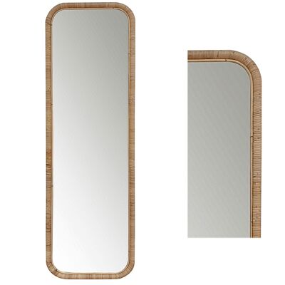 RATTAN DRESSING MIRROR 50X3X160CM HM17800