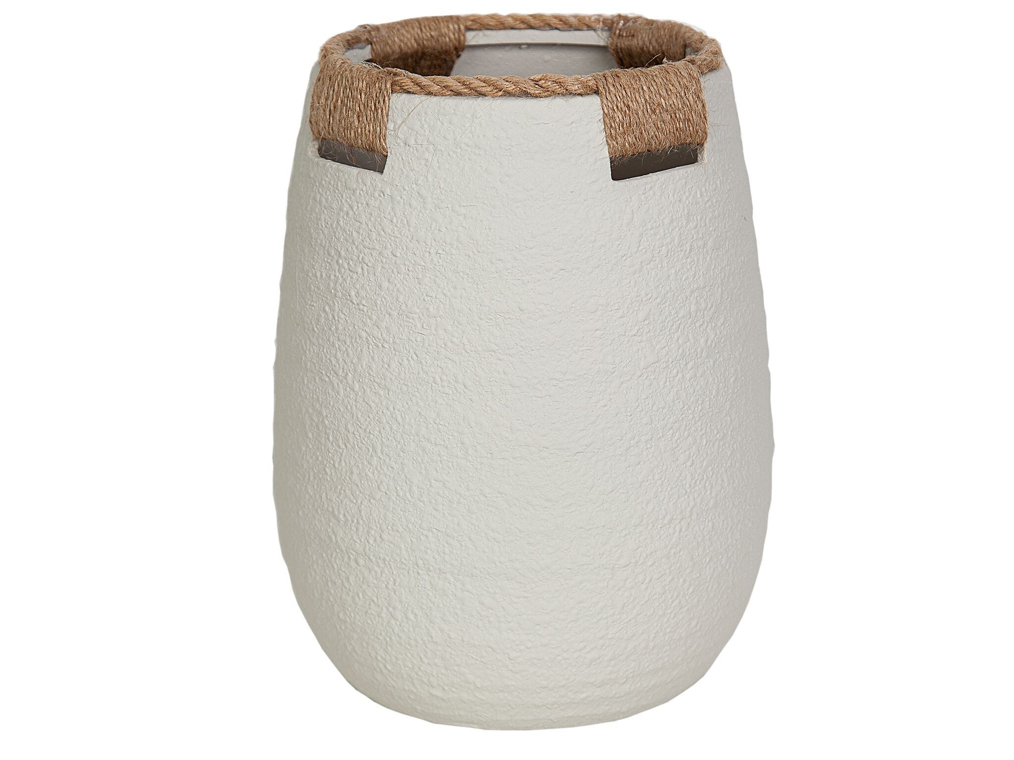 VASO IN CERAMICA CON CORDA HM22409