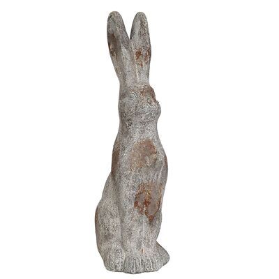 RUSTIC CERAMIC RABBIT 18X18X58CM HM22411