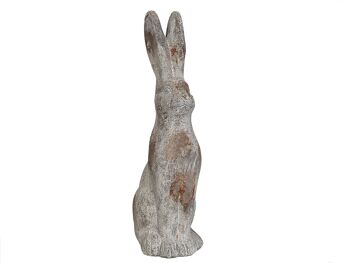 LAPIN CÉRAMIQUE RUSTIQUE 18X18X58CM HM22411