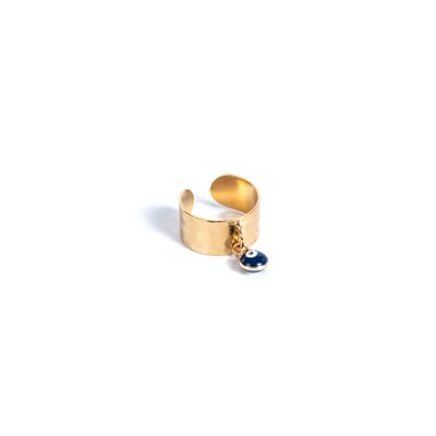 Anello antico occhio blu