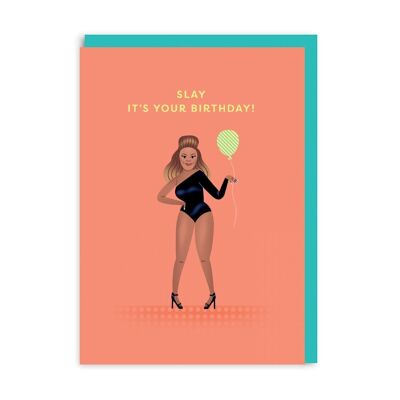 Tarjeta de cumpleaños de Beyonce Slay (8898)