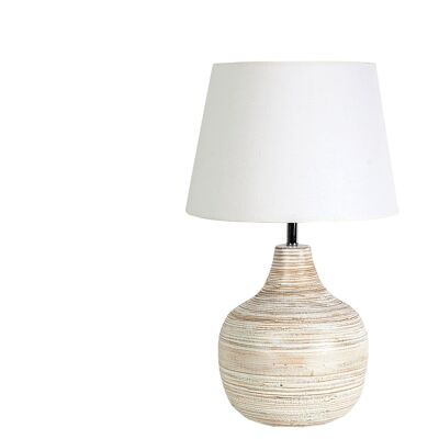 BAMBOO LAMP WITH SCREEN HM11019