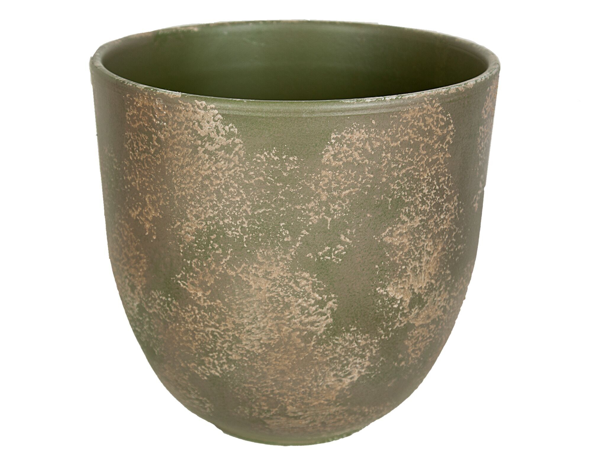 ANTIKE GRÜNE KERAMIKTOPFABDECKUNG HM31132