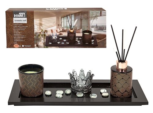 SET AROMATERAPIA Shangri-La 38X8X15CM HM843156