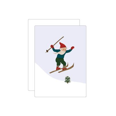 Salto de esquí | tarjeta postal