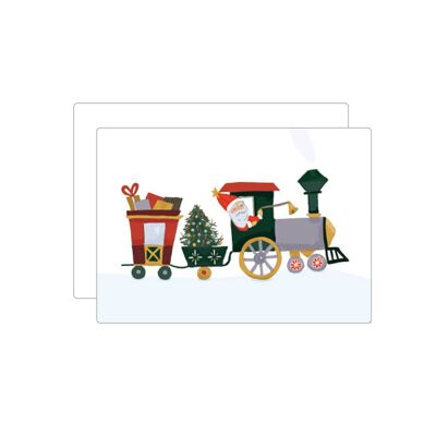 Train de Noël | carte postale