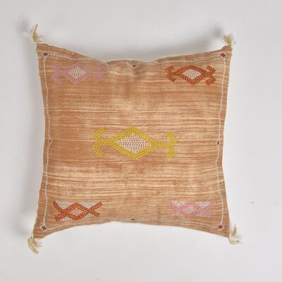 Embroidered Ginger Cushion cover
