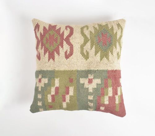 Multicolor Deco Handwoven Cushion Cover