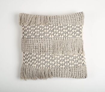 Housse de coussin touffetée et texturée Fusion 1