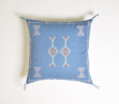 Sky Embroidered Cushion cover