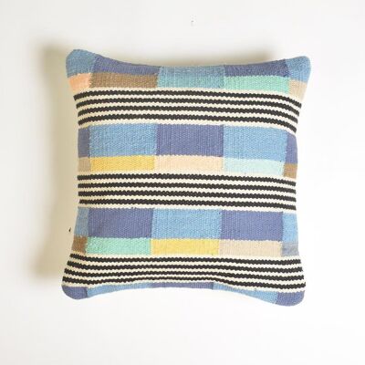 Abstract Block Striped Cushion cover