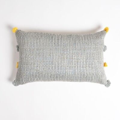 Muted Gray Lumbar Cushion cover