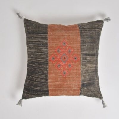Colorblock Embroidered Cushion cover