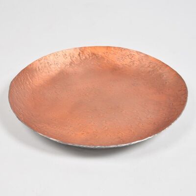 Bronze-Toned Round Charger Plate