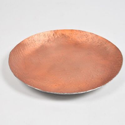 Bronze-Toned Round Charger Plate