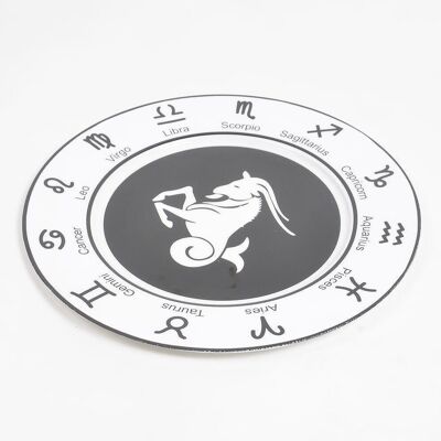 Capricon Zodiac Round Charger Plate