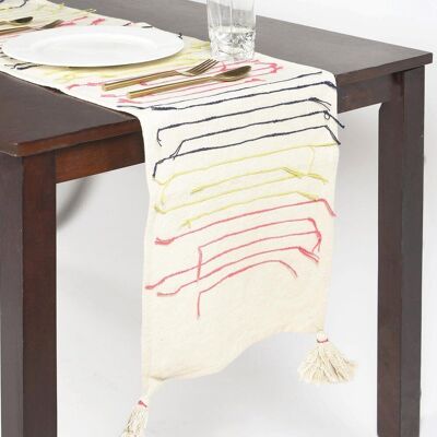 Tousled Threads CottonTable Runner
