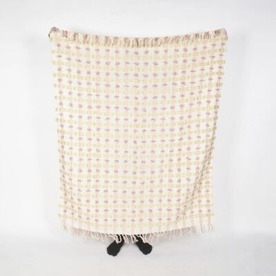 Dots & Squares Multicolor Throw