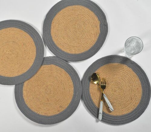 Hand Braided Jute placemats (set of 4)