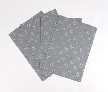 Sets de table imprimés étoiles (lot de 4) 1