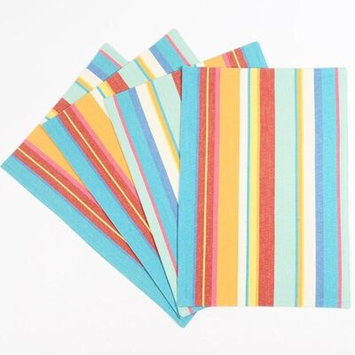 Striped Colorpop Placemats (set of 4)