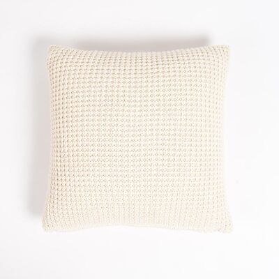 Fodera per cuscino in cotone lavorato a maglia