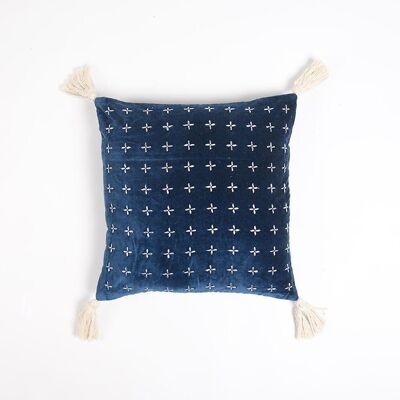 Embroidered Cotton Cushion Cover