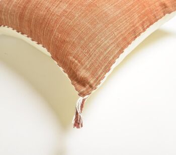 Housse de coussin Abricot Minimal 2