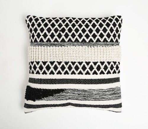 Handwoven & Tufted Cushion Cover