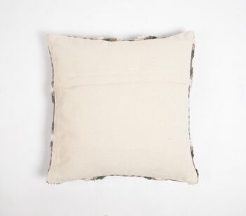 Housse de coussin en coton bisect brodée 6