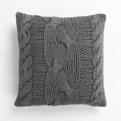Hand Knitted Cotton Cushion Cover