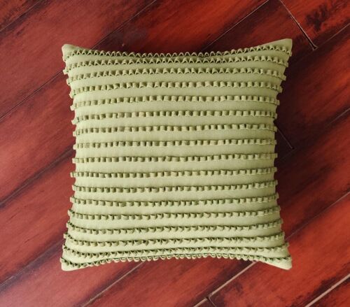 Embellished Lime Cushion Cover