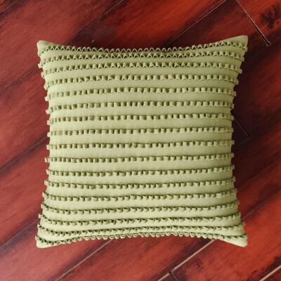 Housse de coussin ornée de citron vert