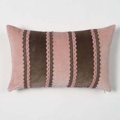 Pastel Patchwork Lumbar Cushion cover