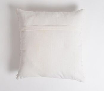 Housse de coussin ivoire embellie 8