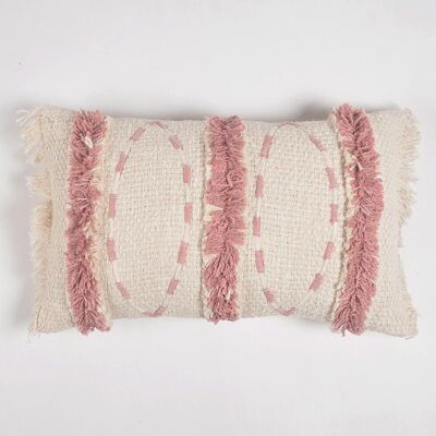 Housse de coussin lombaire en coton pastel rêveur