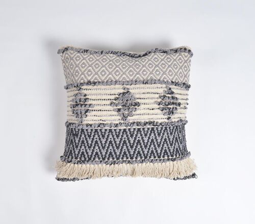 Multi Textured Smoky Cushion cover