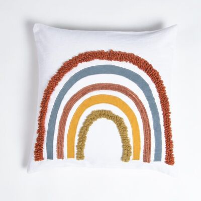 Housse de coussin arc-en-ciel abstrait