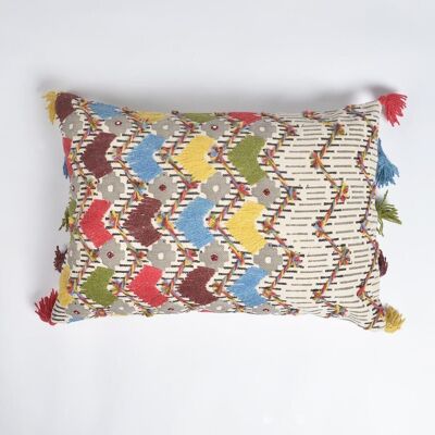 Block Printed Cotton Pillow Cover
