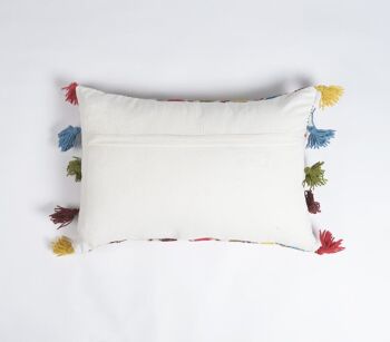 Housse de coussin en coton imprimé en bloc 3