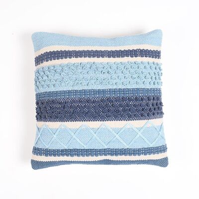 Woven & Embroidered Cotton Blend Cushion cover