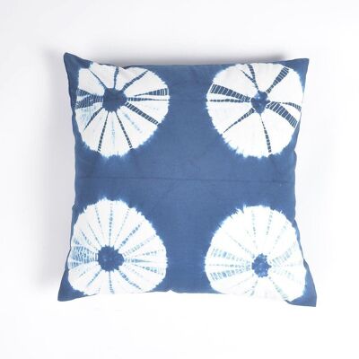 Federa per cuscino in cotone astratto Tie & Dye, 16 x 16 pollici
