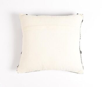 Housse de coussin à motifs monochromes en diamant, 17,5 x pouces 3