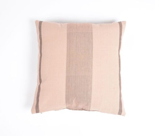 Earthy Woven Cotton Cushion Cover, 16 x 16 inches