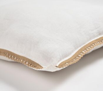 Housse de coussin solide minimale, 18 x 18 pouces 2